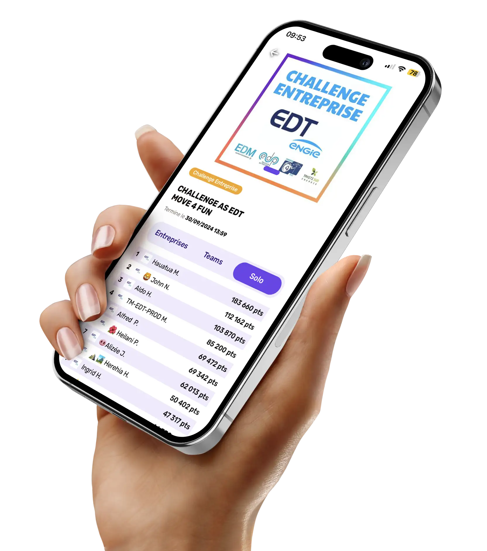 Aperçu de l'application ito ito